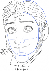 How to Draw Prince Hans from Frozen with Easy Step by Step Tutorial ...