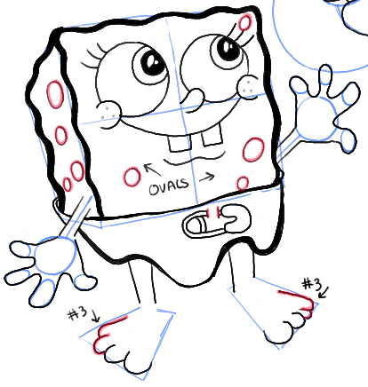 How to Draw Baby Spongebob, Mr. Krabs, and Plankton from Spongebob