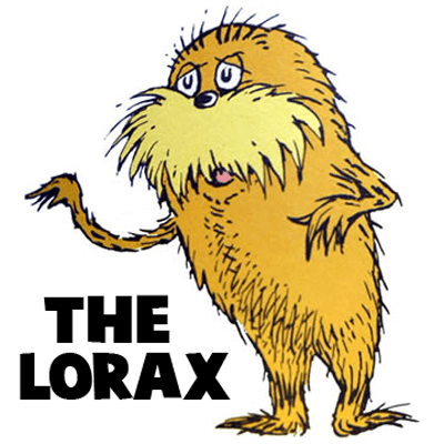 the lorax trees drawing