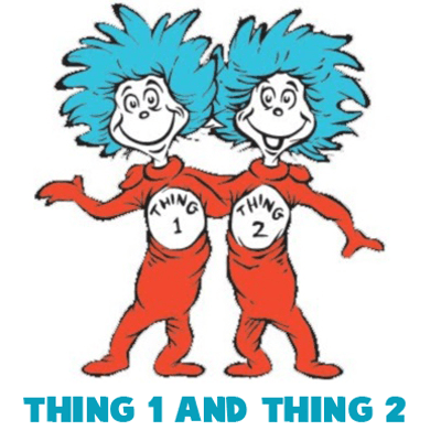 How To Draw Thing One And Thing Two From Dr Seuss The Cat In The Hat How To Draw Step By Step Drawing Tutorials