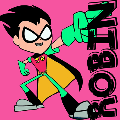 how to draw robin from teen titans go