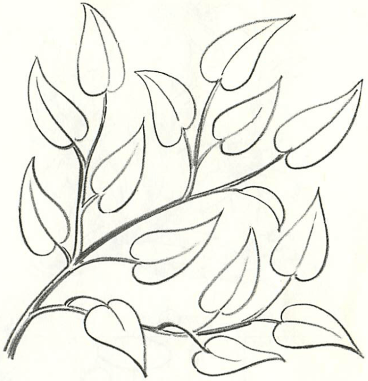 How To Draw Tree Branches Full Of Leaves Drawing Tutorial How To Draw Step By Step Drawing Tutorials