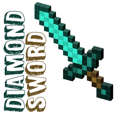 diamond sword minecraft drawing