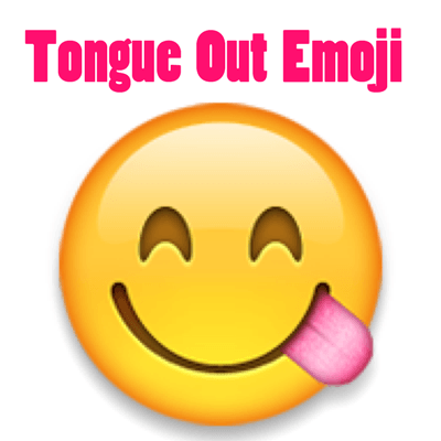 tongue out emoticon
