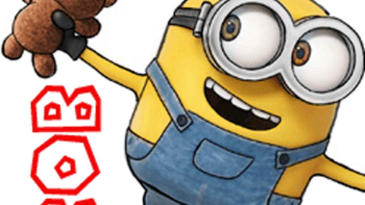 How To Draw Bob The Minion With A Teddy Bear From The Minions