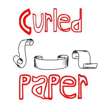 How to Draw Paper Curls or Curled Paper Scrolls in Simple Step by Step Drawing Tutorial