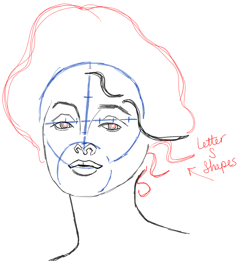 How to Draw Female Faces with a Beautiful Woman's Portrait Tutorial ...