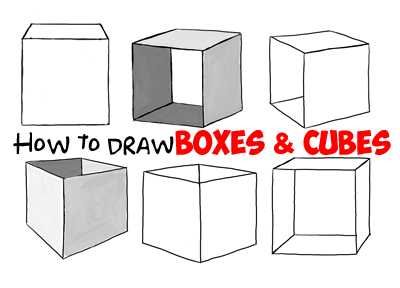 Box Drawing - How To Draw A Box Step By Step