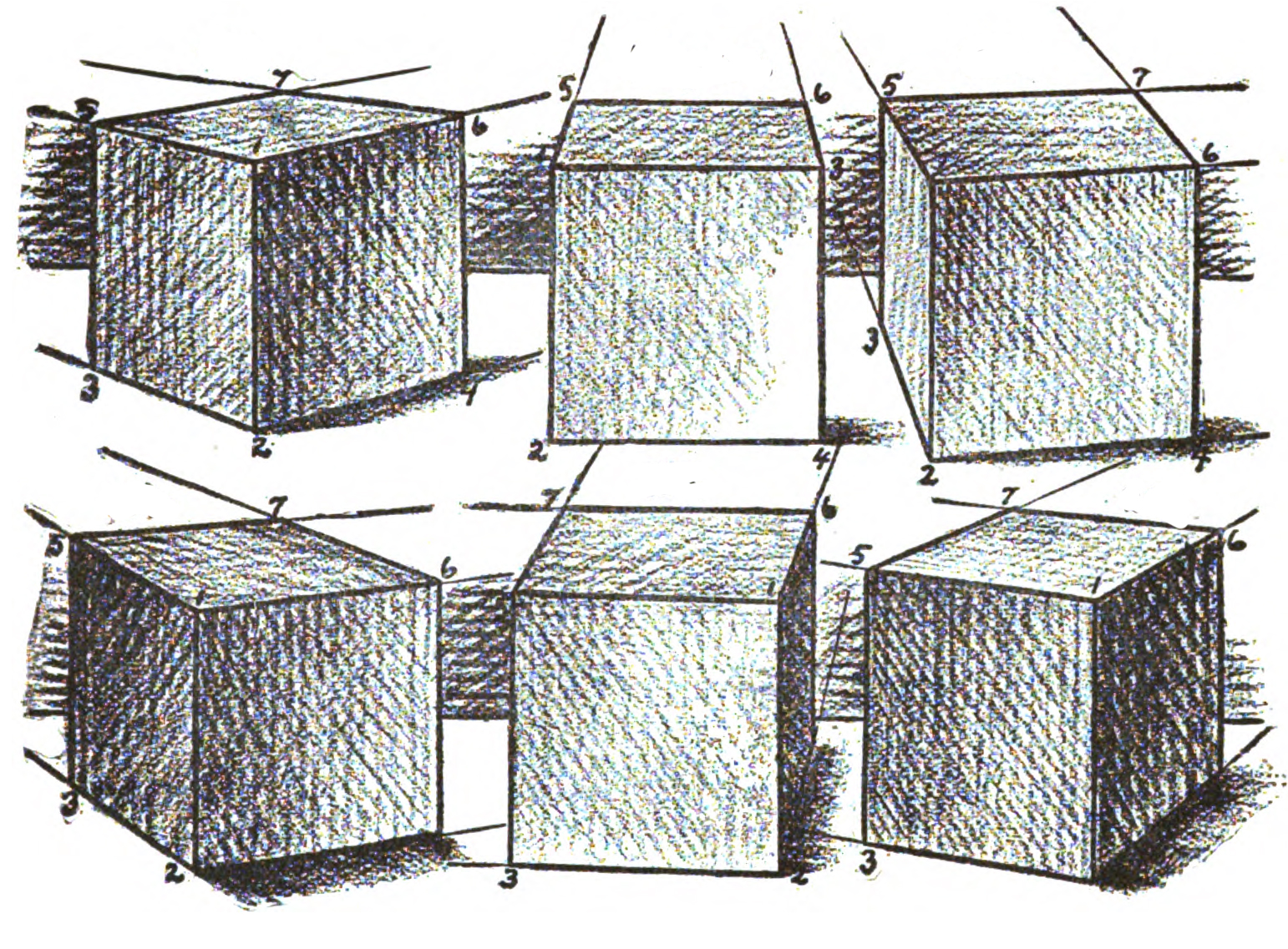 How To Draw Boxes And Cubes And How To Shade Them Step By Step Tutorial 