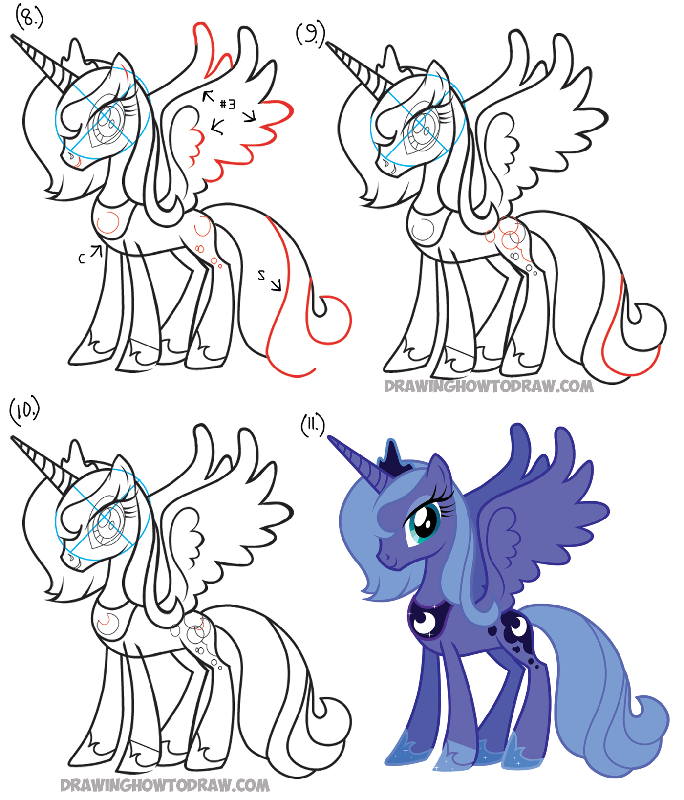How To Draw Twilight Sparkle | My Little Pony | Step by step tutorials