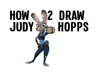 Learn how to draw Judy Hopps Bunny Cop from Zootopia