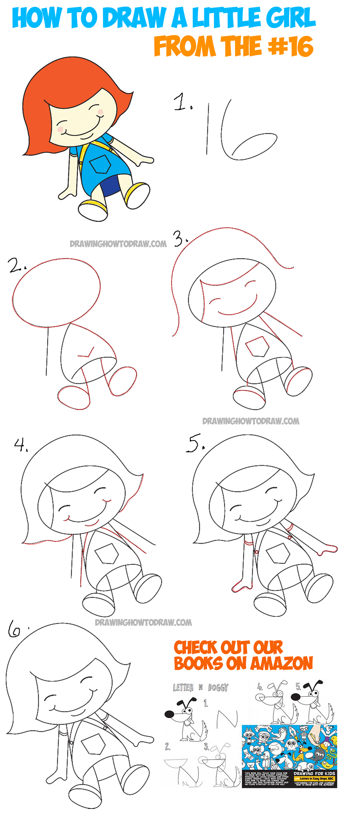 How To Draw Little Girls, Little Girls, Step by Step, Drawing Guide, by  NeekoNoir - DragoArt