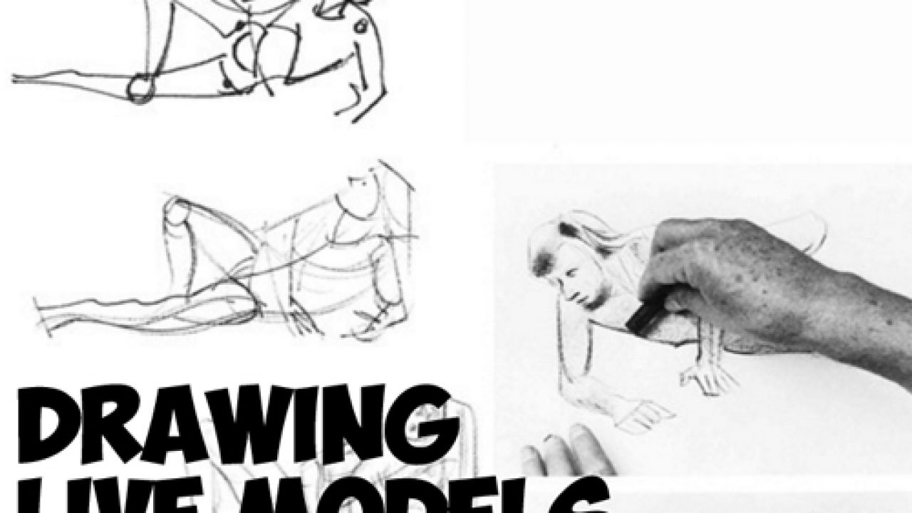 Drawing Live Models and How to Get the Best Poses : Quick Sketches with  Charcoal - How to Draw Step by Step Drawing Tutorials