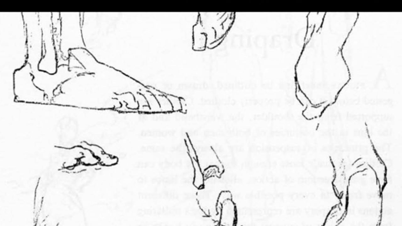 Human woman bared feet line drawing Vector  Stock Illustration 71081609   PIXTA
