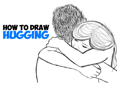 How To Draw Two People Hugging Drawing Hugs Step By Step Drawing Tutorial How To Draw Step By Step Drawing Tutorials