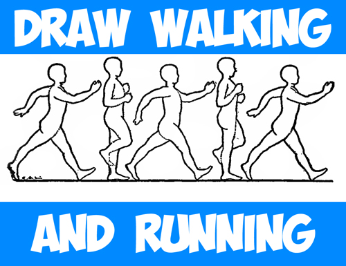 How to Draw and Animate the Human Figure Walking or Running - Huge Guide and Tutorial