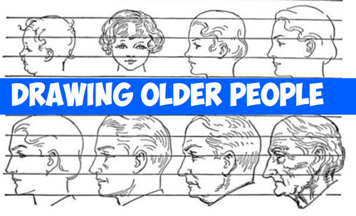 How to Draw Elderly People : Tips to Drawing Older People's Faces and Figures