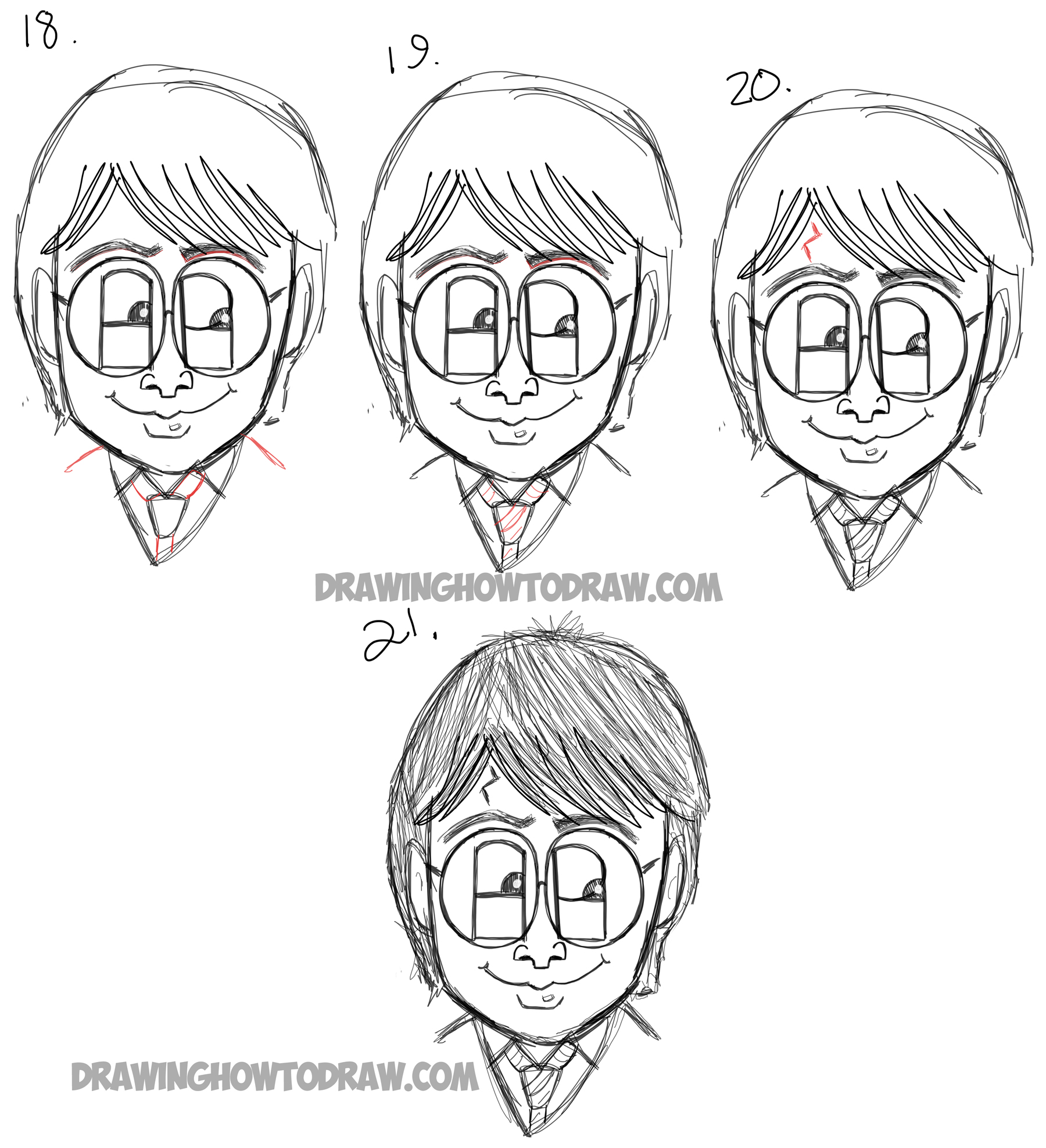 Easy Harry Potter Drawings, HD Png Download, png download, transparent png  image | PNG.ToolXoX.com