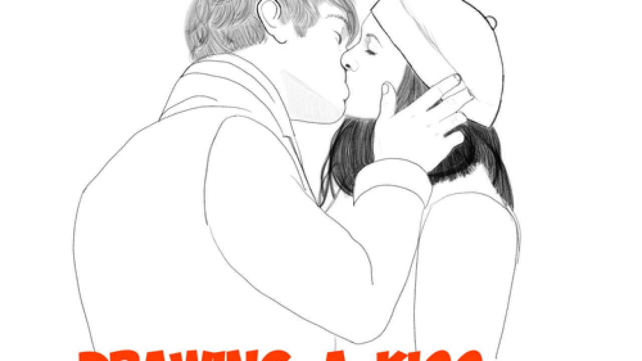 how to draw kissing lips for beginners - YouTube
