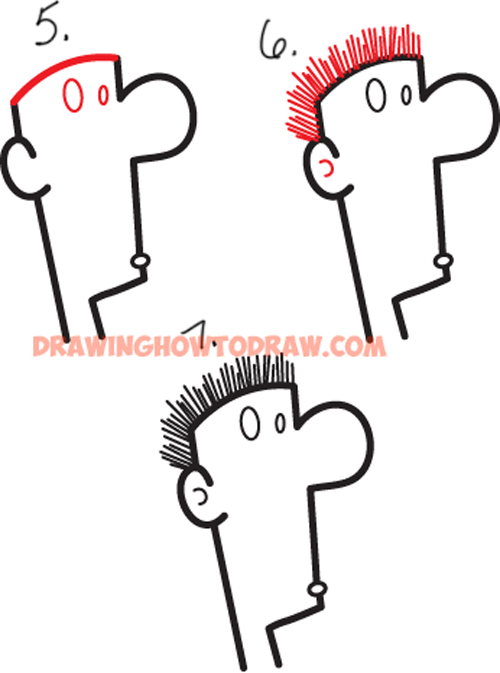 How to Draw The 3/4 View Of The Male Head