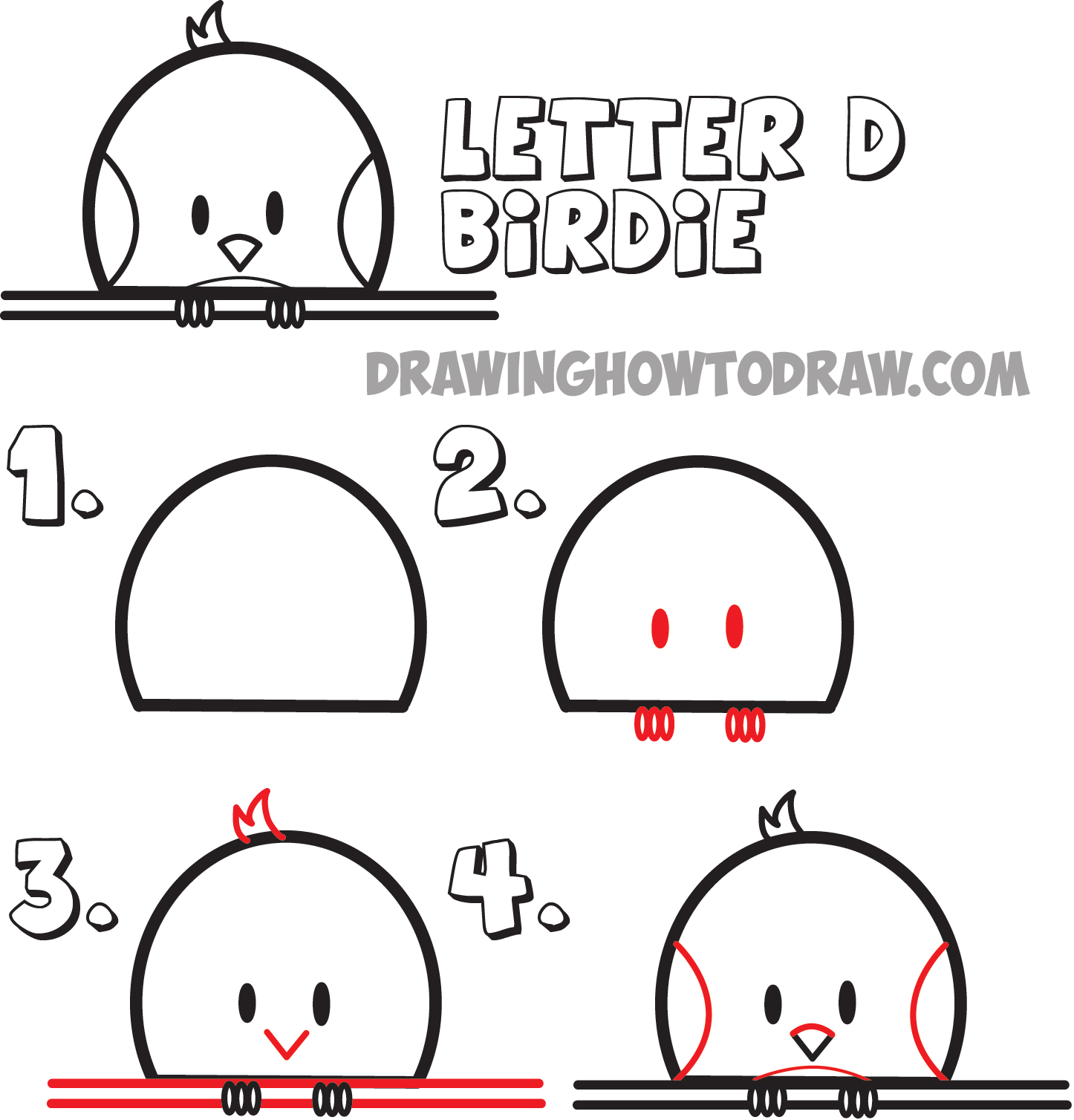 easy to draw cartoon animals