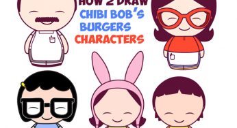 How to Draw Kawaii Chibi Bob’s Burgers Characters in Easy Steps Drawing Tutorial