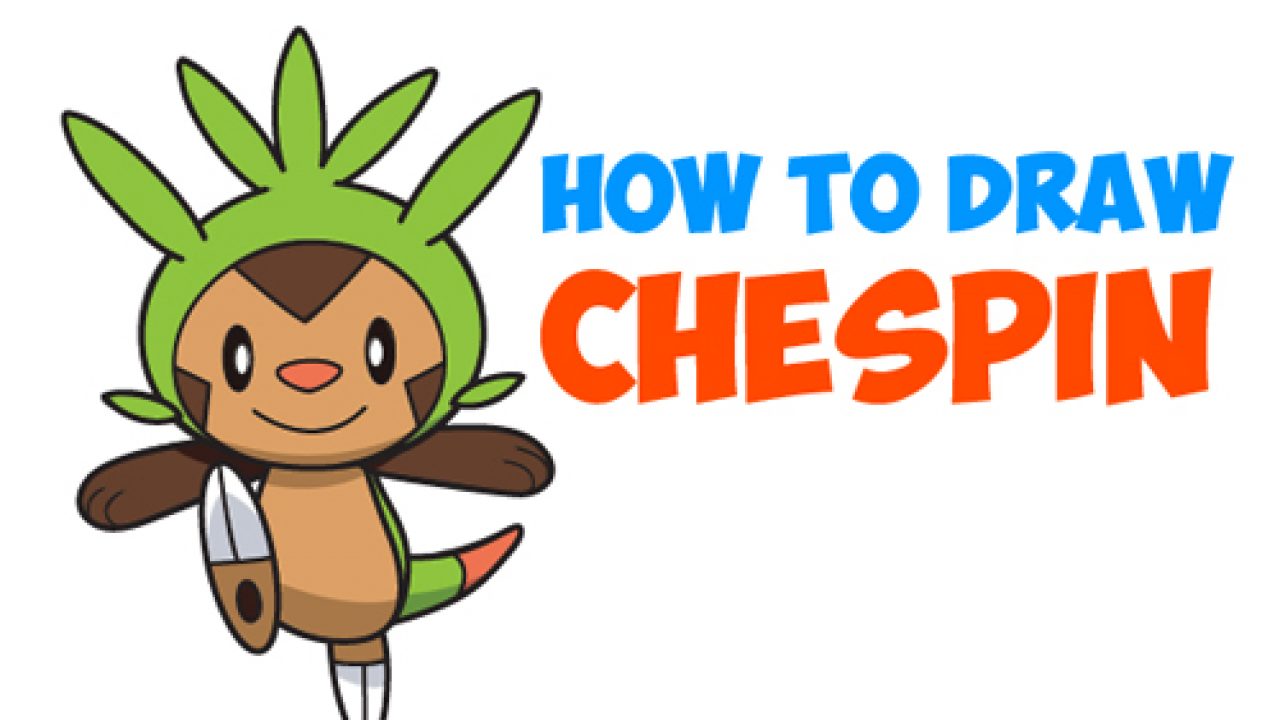 How to Draw Chespin from Pokemon Easy Step by Step Drawing Tutorial