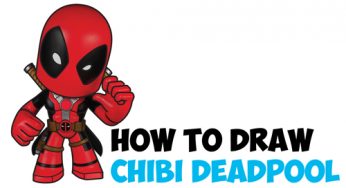How to Draw Chibi Deadpool Easy Step by Step Drawing Tutorial