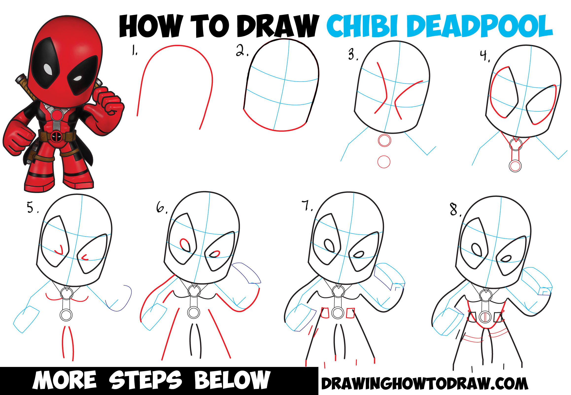 how to draw chibi for beginners step by step