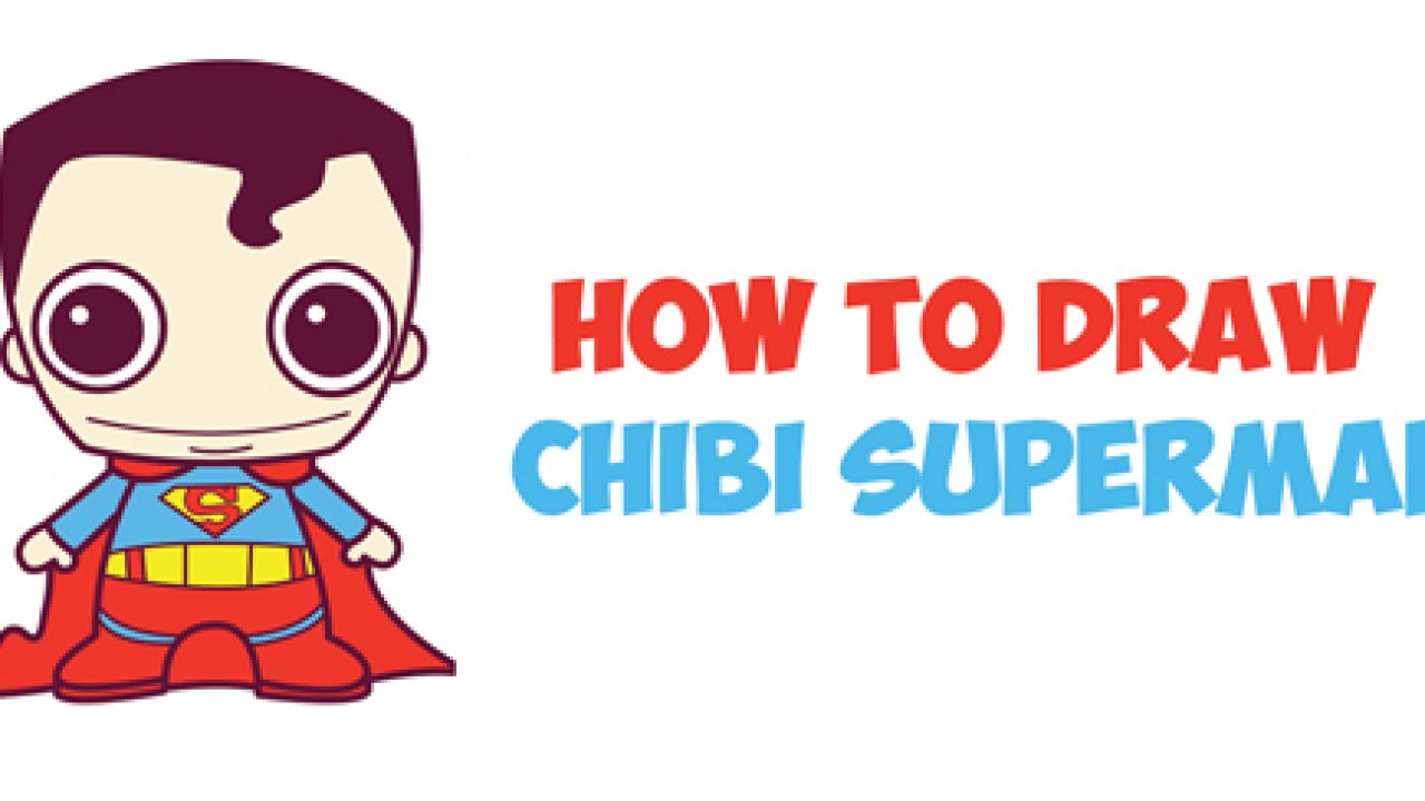 how to draw chibi superman