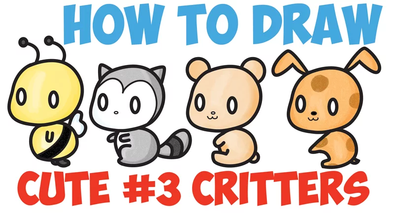 how to draw cute chibi people
