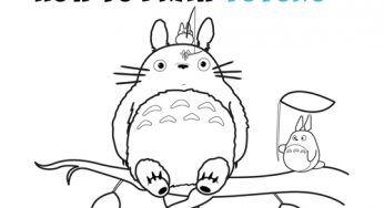 How to Draw Totoro from My Neighbor Totoro – Easy Step by Step Drawing Tutorial