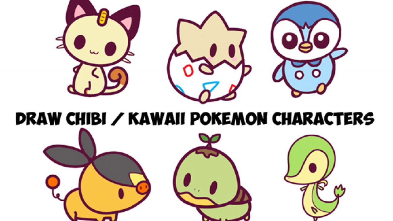 Learn How to Draw Kawaii Cute Chibi Pokemons - Huge Chibi Pokemon ...