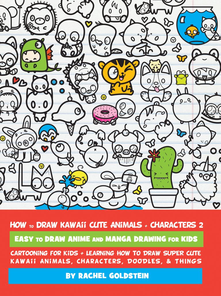 Drawing Kawaii Cute Animals, Characters, & Things 2 - How to Draw Step