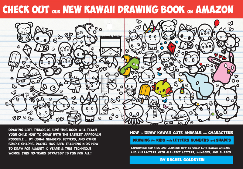 learn how to draw kawaii and cute animals with kids drawing book