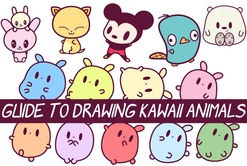 Cute Easy Drawings: Kawaii Donut with Sprinkles