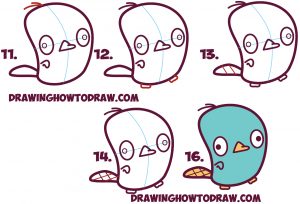 How to Draw Cute Kawaii / Chibi Perry the Platypus from Phineas and ...