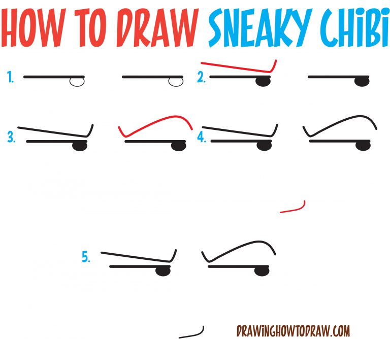 How to Draw Sneaky / Devious / Evil Chibi Expressions / Emotions in
