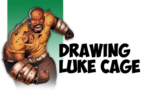 How to Draw Luke Cage from Marvel and Netflix's Luke Cage Series in Comics Style - Step by Step Drawing Tutorial