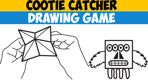 How to Play the Cootie Catcher Drawing Game - Fun for Kids Who Love to Draw  - Step by Step Instructions - How to Draw Step by Step Drawing Tutorials