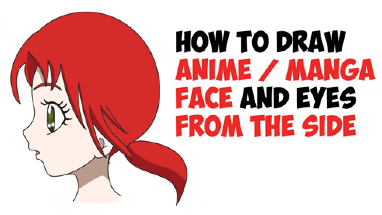 how to draw an anime girl face
