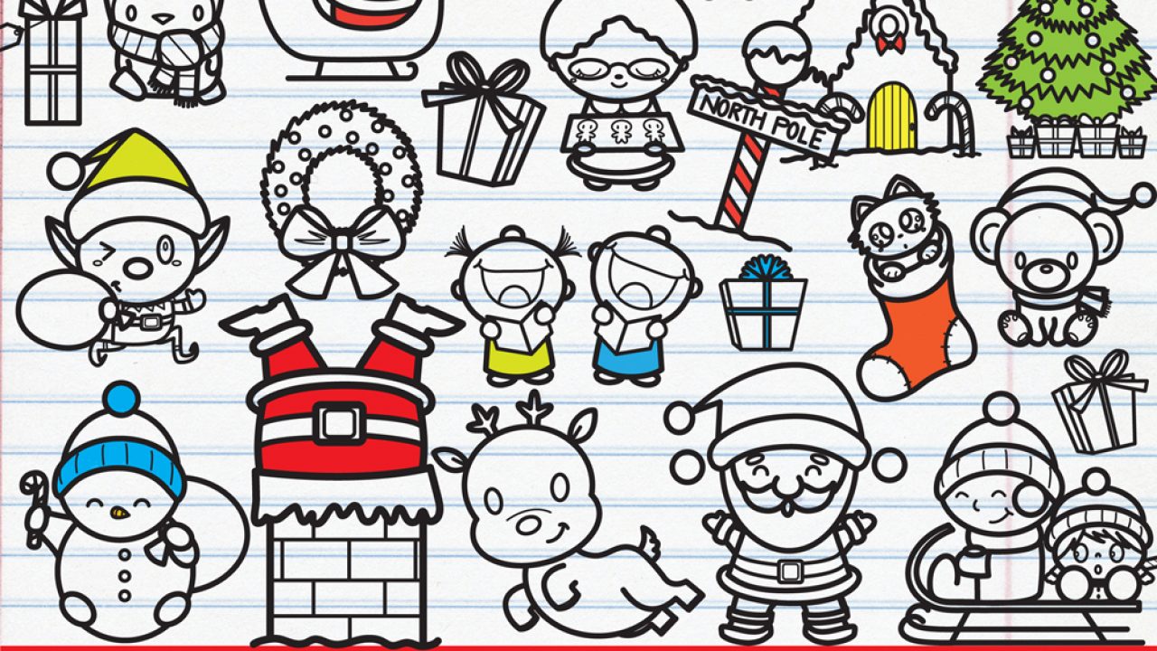 20+ Cute Christmas Drawing Ideas