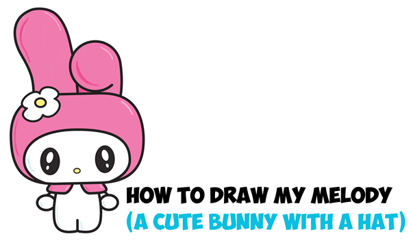 How to Draw a Cute Manga / Anime / Chibi Girl with her Kitty Cat - Easy Step  by Step Drawing Lesson - How to Draw Step by Step Drawing Tutorials