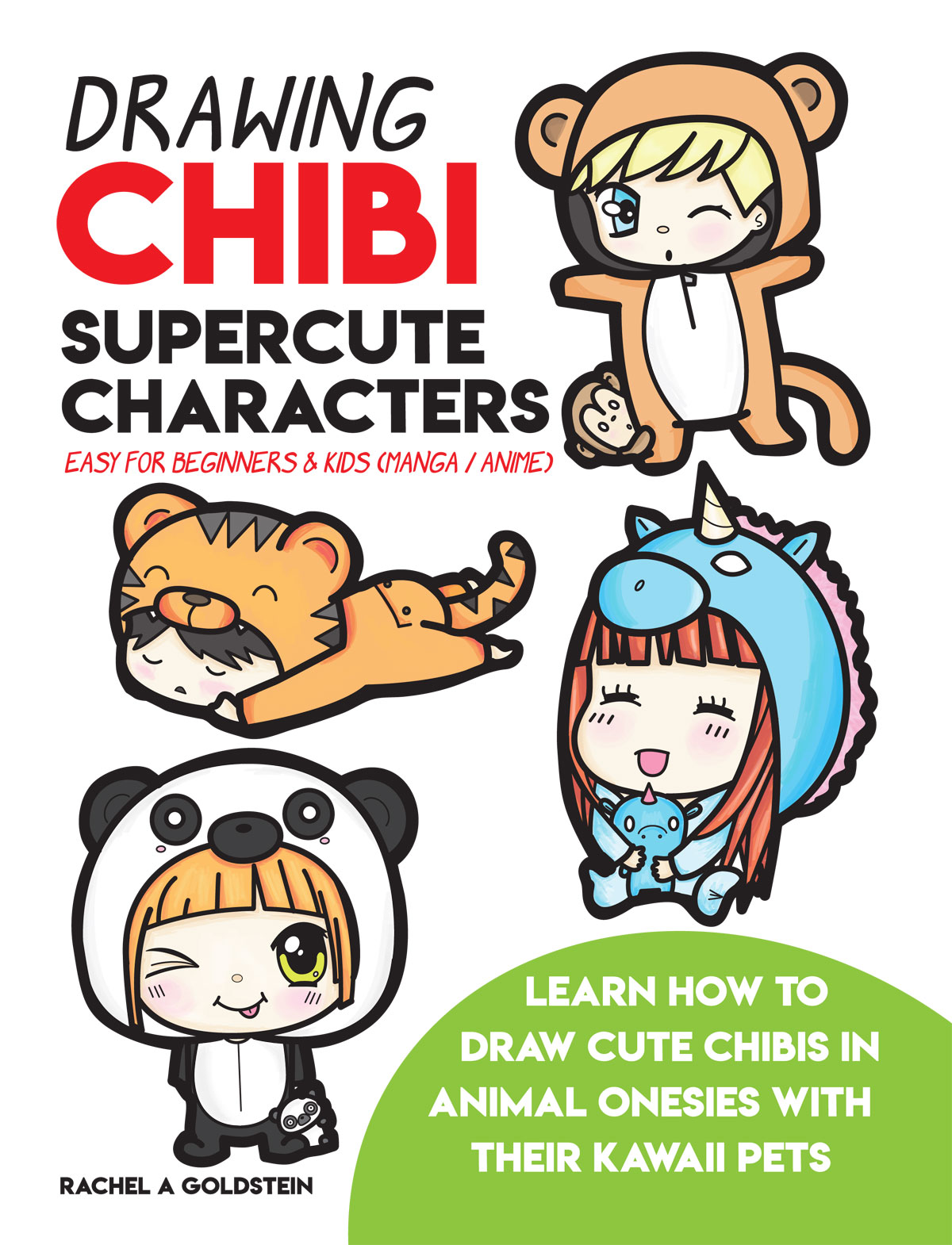 Drawing Supercute Chibis in Animal Pajamas for Beginners Book - How to