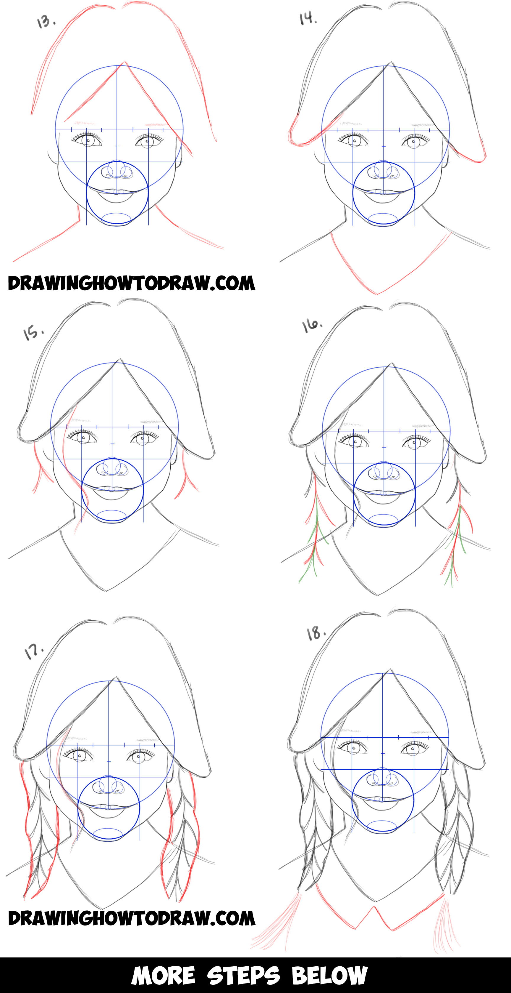 Drawing a Realistic Female Face | Female face drawing, Girl face drawing, Face  drawing