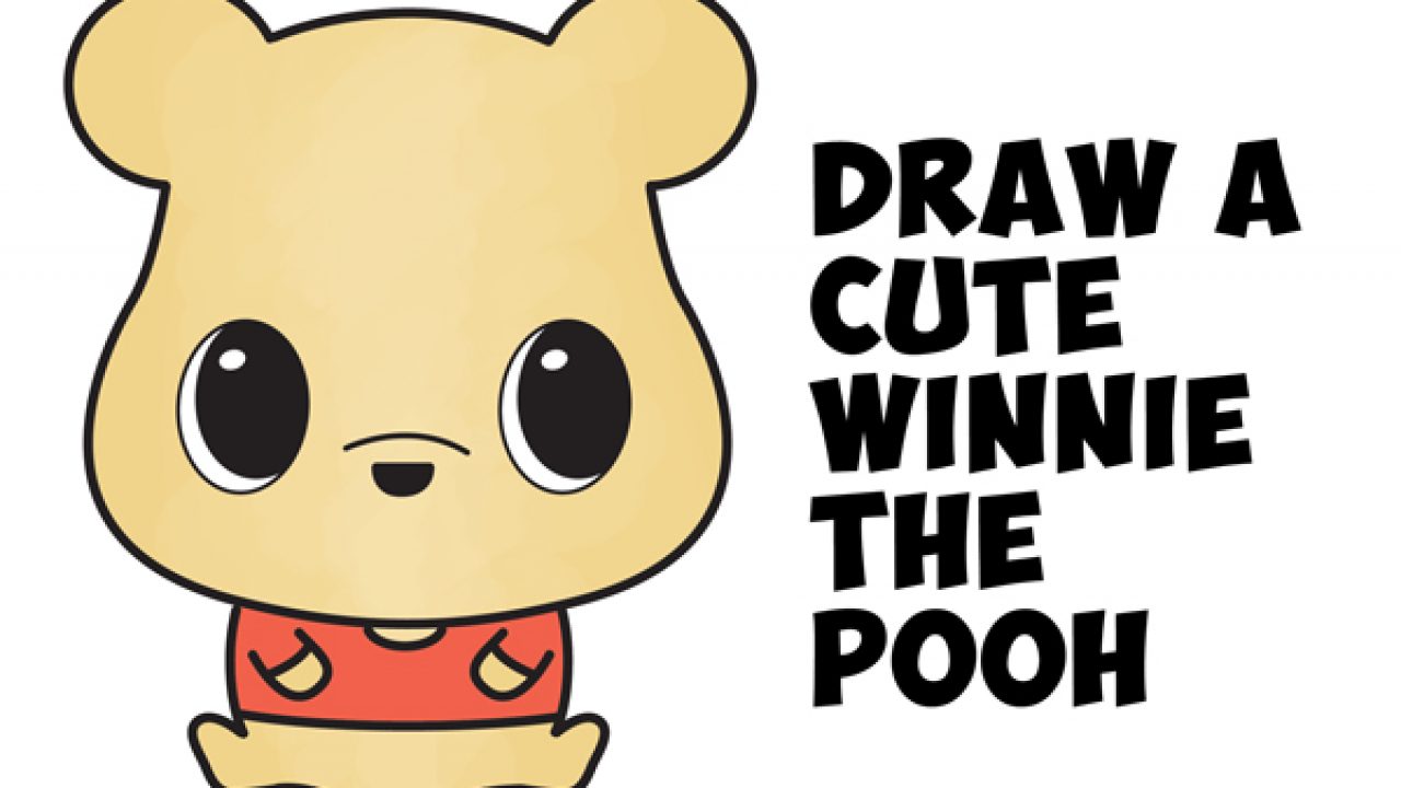 How to Draw a Cute Chibi / Kawaii Winnie The Pooh Easy Step by ...