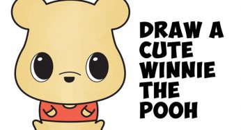 How to Draw a Cute Chibi / Kawaii Winnie The Pooh Easy Step by Step Drawing Tutorial for Beginners