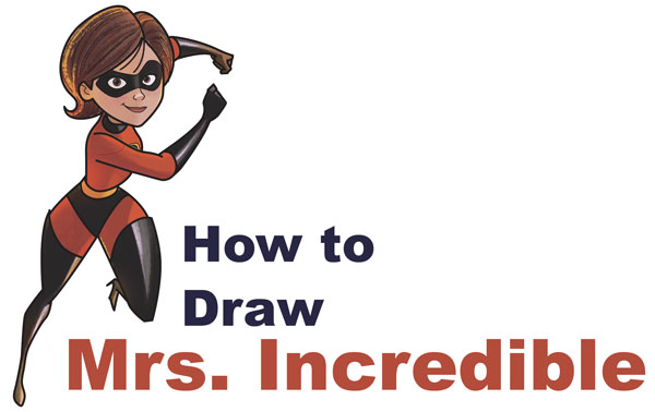 Learn How to Draw Mr Incredible from The Incredibles 2 Part 1 of Drawing  The Incredibles 2 Family Easy  Drawing tutorial Drawing superheroes  Cartoon drawings