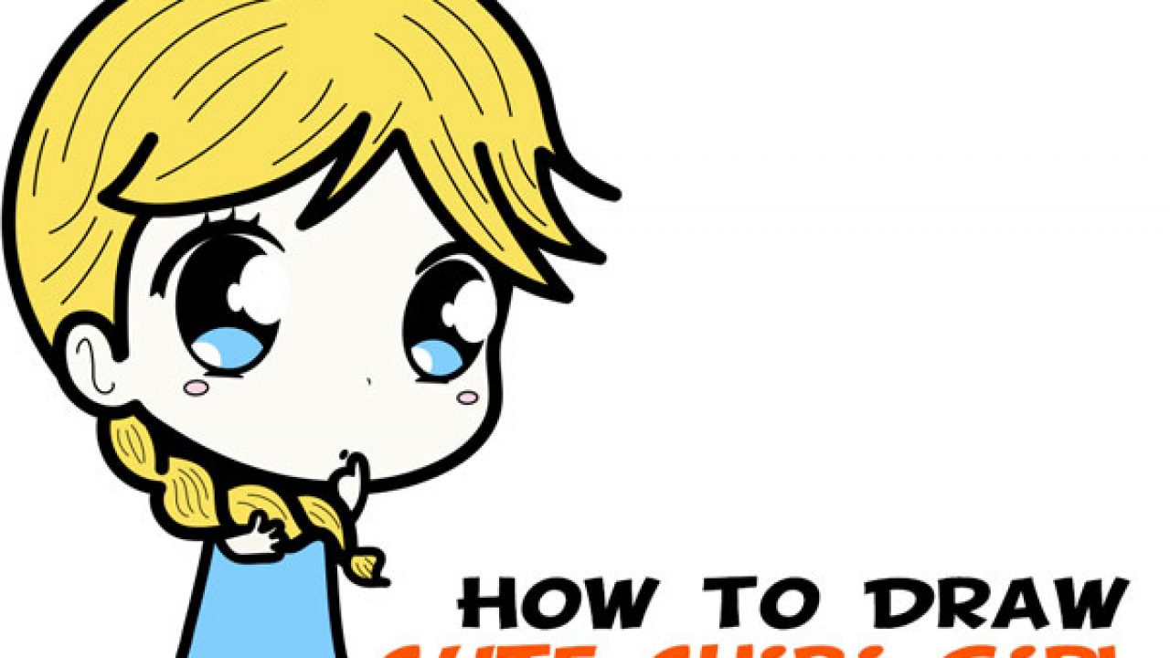 How To Draw A Supercute Chibi Girl With Easy Step By Step Drawing