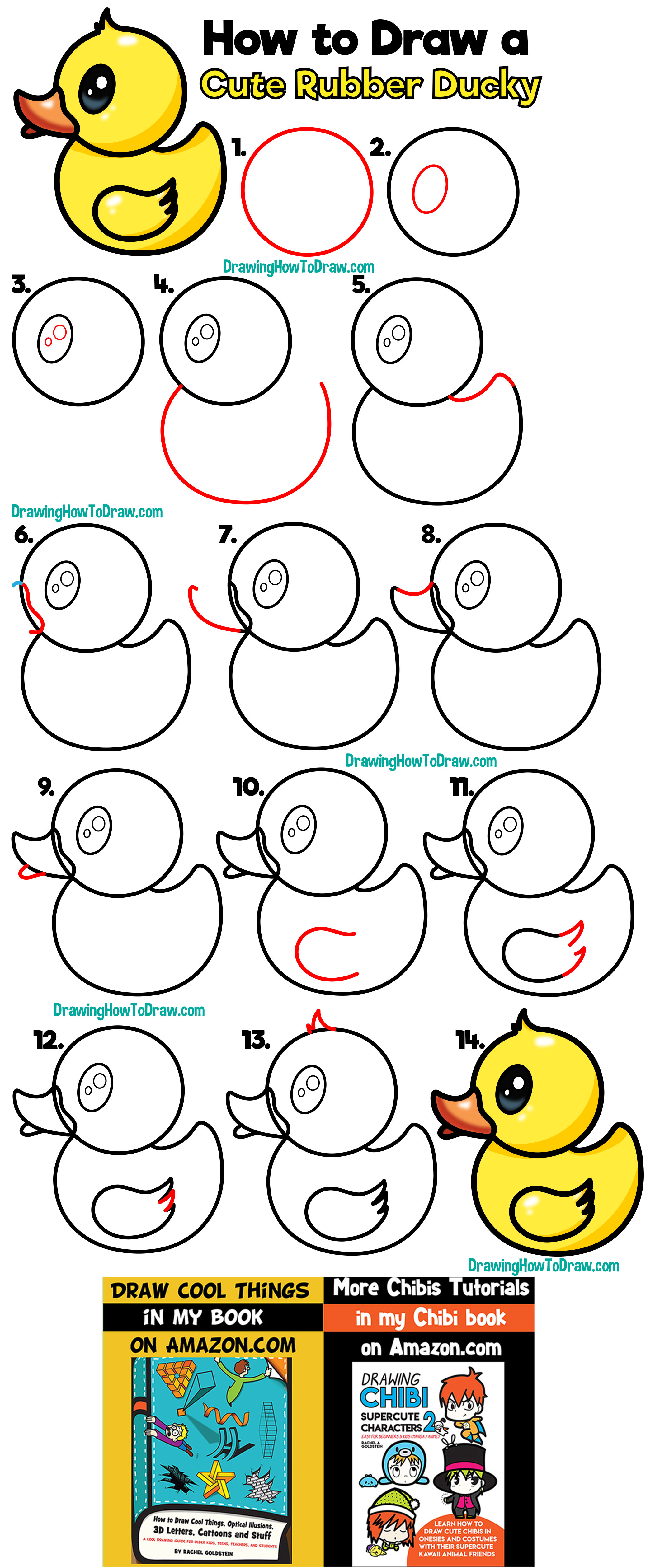 How To Draw A Cute Cartoon Duck From Ampersand Symbol - vrogue.co